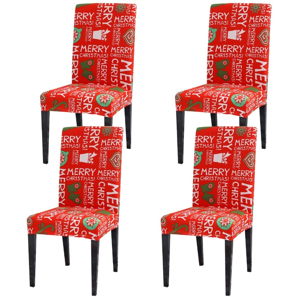 4PCS Stretch Removable Chair Protector
